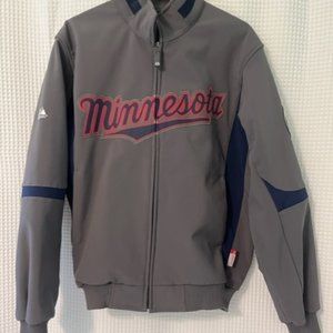 MINNESOTA TWINS Authentic MAJESTIC Insulated Jacket Mens Medium LIKE NEW